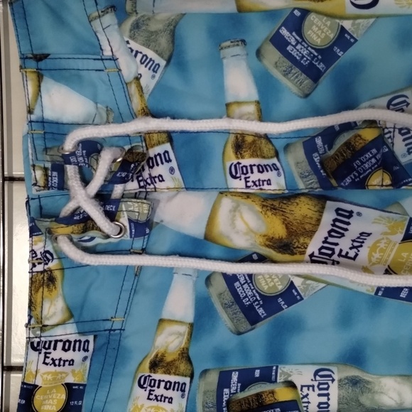 Corona Extra Official Mens Swim Trunks/Board Shorts w/Pocket Size 38 - Picture 2 of 8